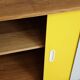 Yellow and grey U-452 sideboard by Jiri Jiroutek for Interier Praha 1960