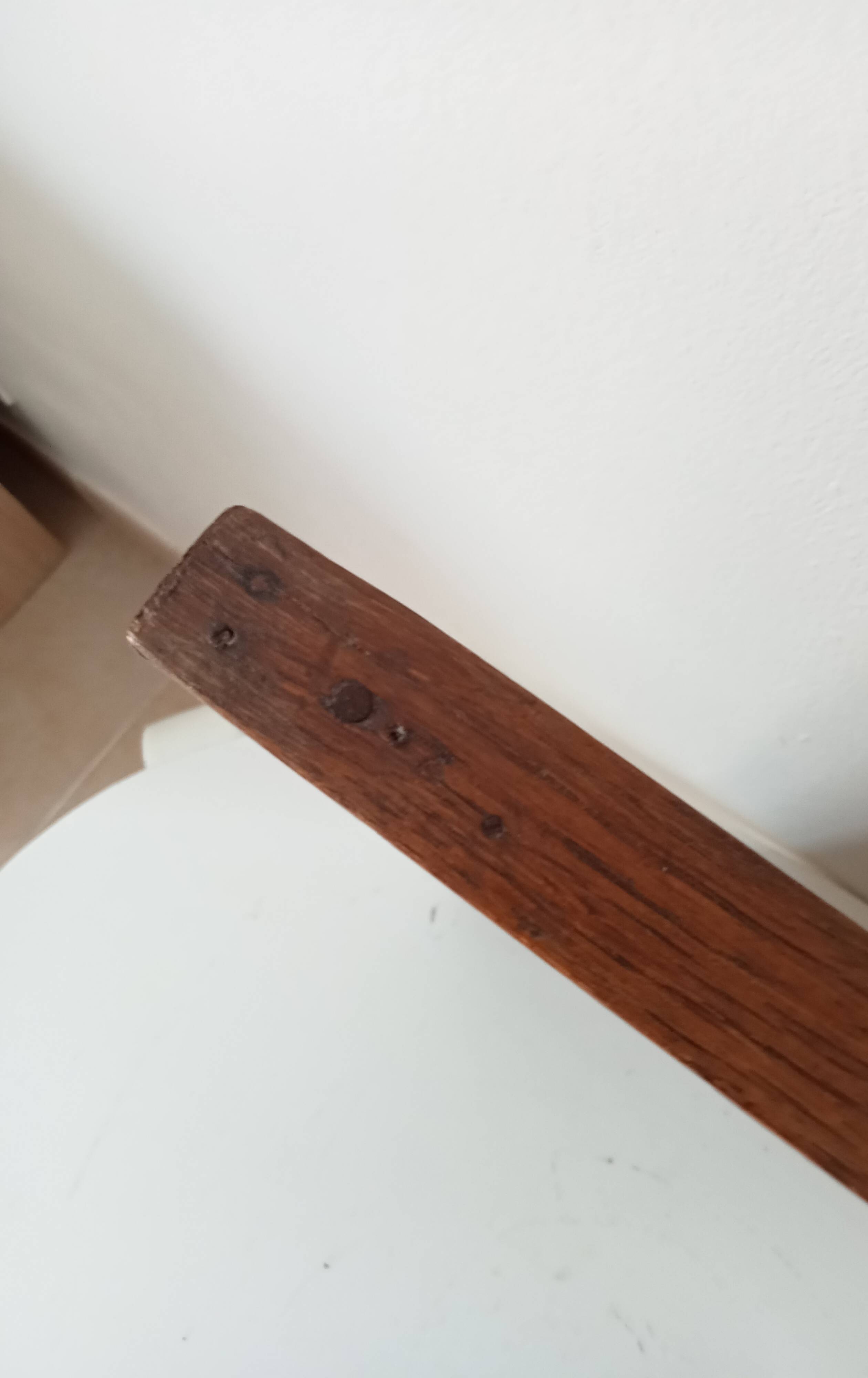 Antique mirror in carved wood