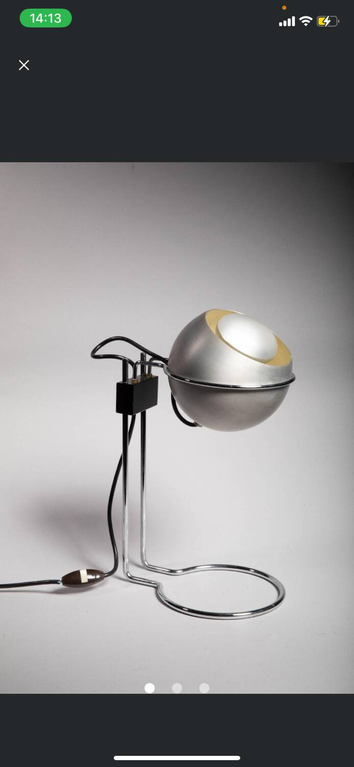 “Eyeball” lamp, Goffredo Reggiani, 1970