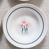 Flora Plates New Givors Earthenware Factory