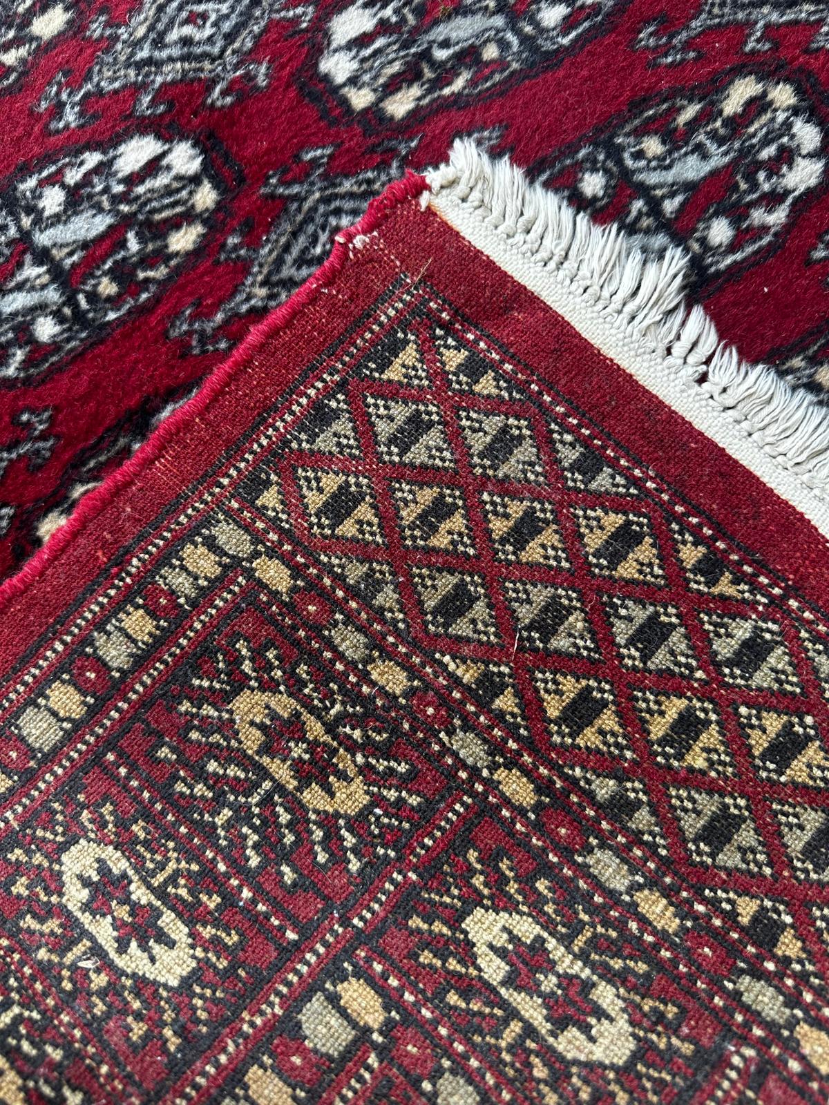 Handmade Bukhara rug 120cm x 80cm