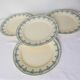4 assiettes dessert vintage en terre de fer modèle Boetie