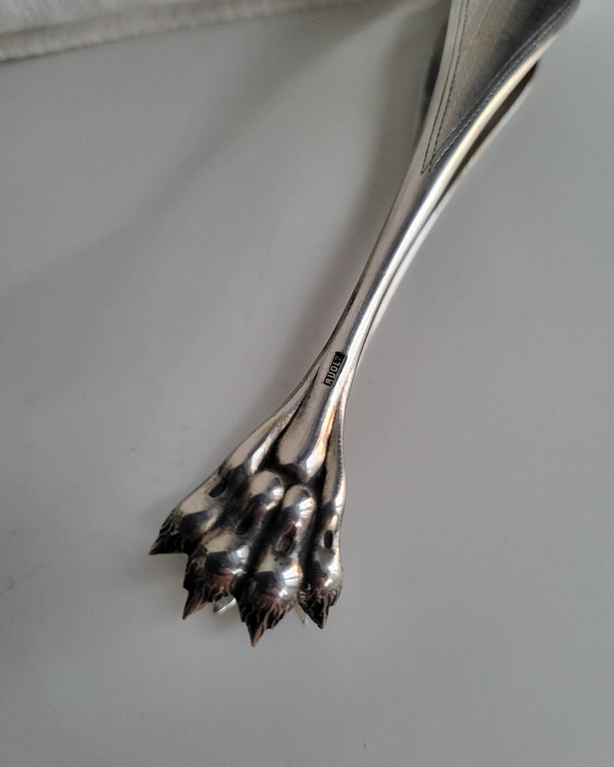 Silver-Plated Sugar Tongs Ruolz