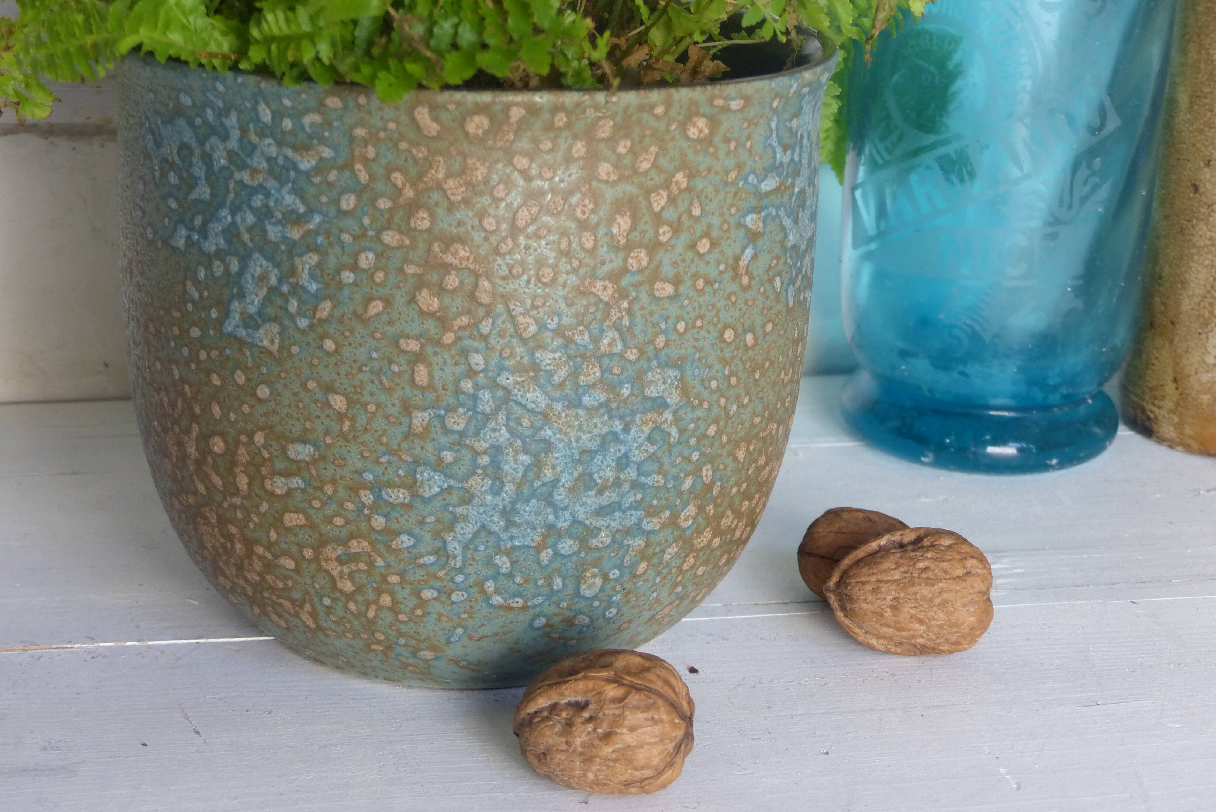 West Germany vintage ceramic pot cover