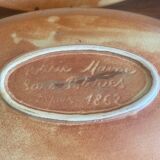 6 signed pottery fish plates