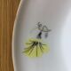 10 plates dessert porcelain decoration flowers 50's melitta