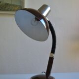Vintage desk lamp France brown 70s 1970
