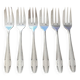 Silver plated dessert forks