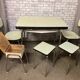 Ensemble table chaises tabouret formica