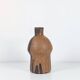 Organic ceramic vase, handmade, 1980