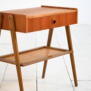 1950s Scandinavian teak bedside table