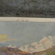 School poster Rossignol collection 50s, N° 33 and 34 the lake and the coast with cliff