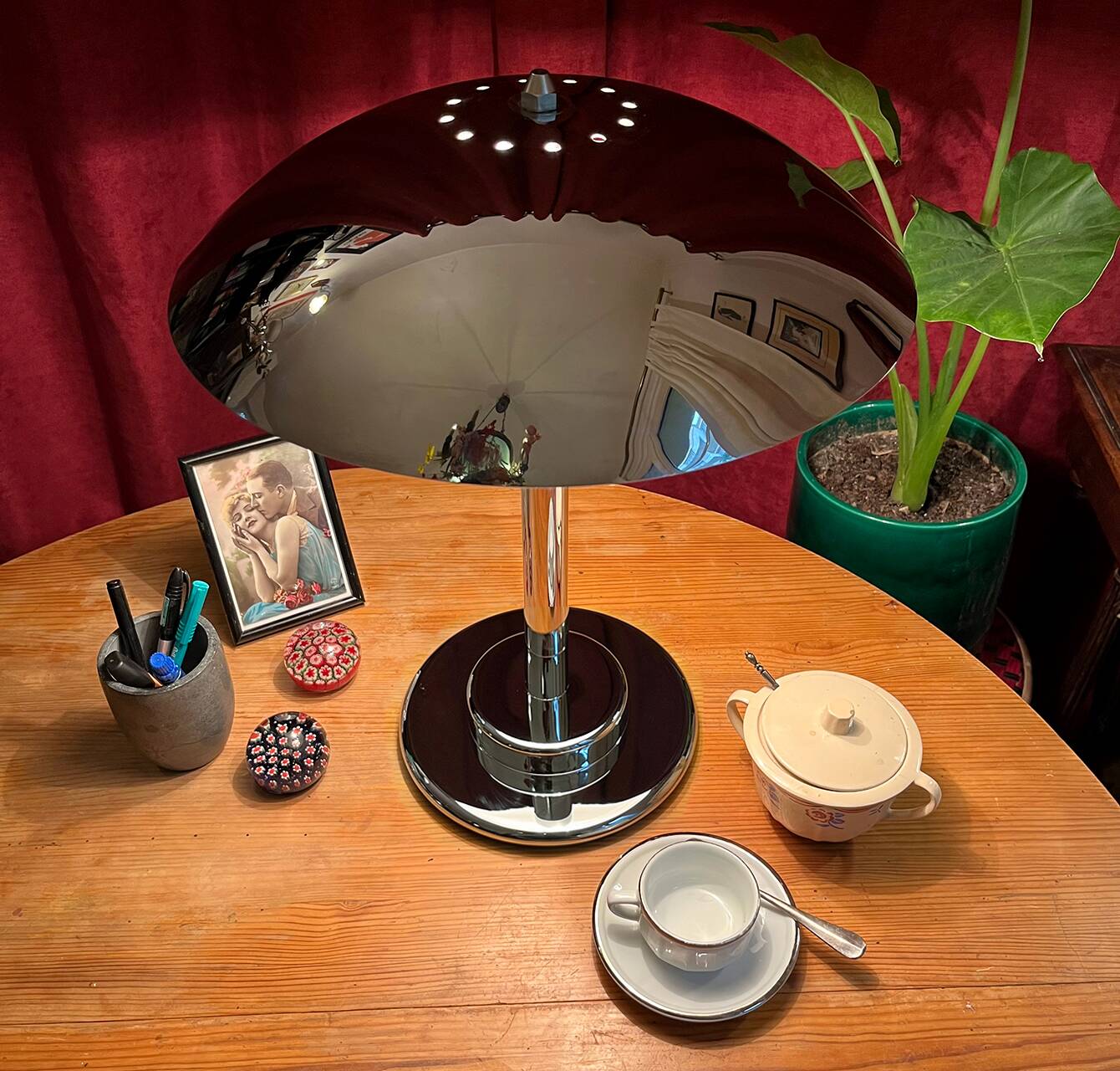 Lampe champignon paquebot Aluminor