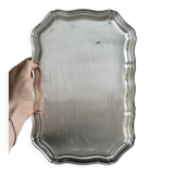 Shiny lightweight metal tray