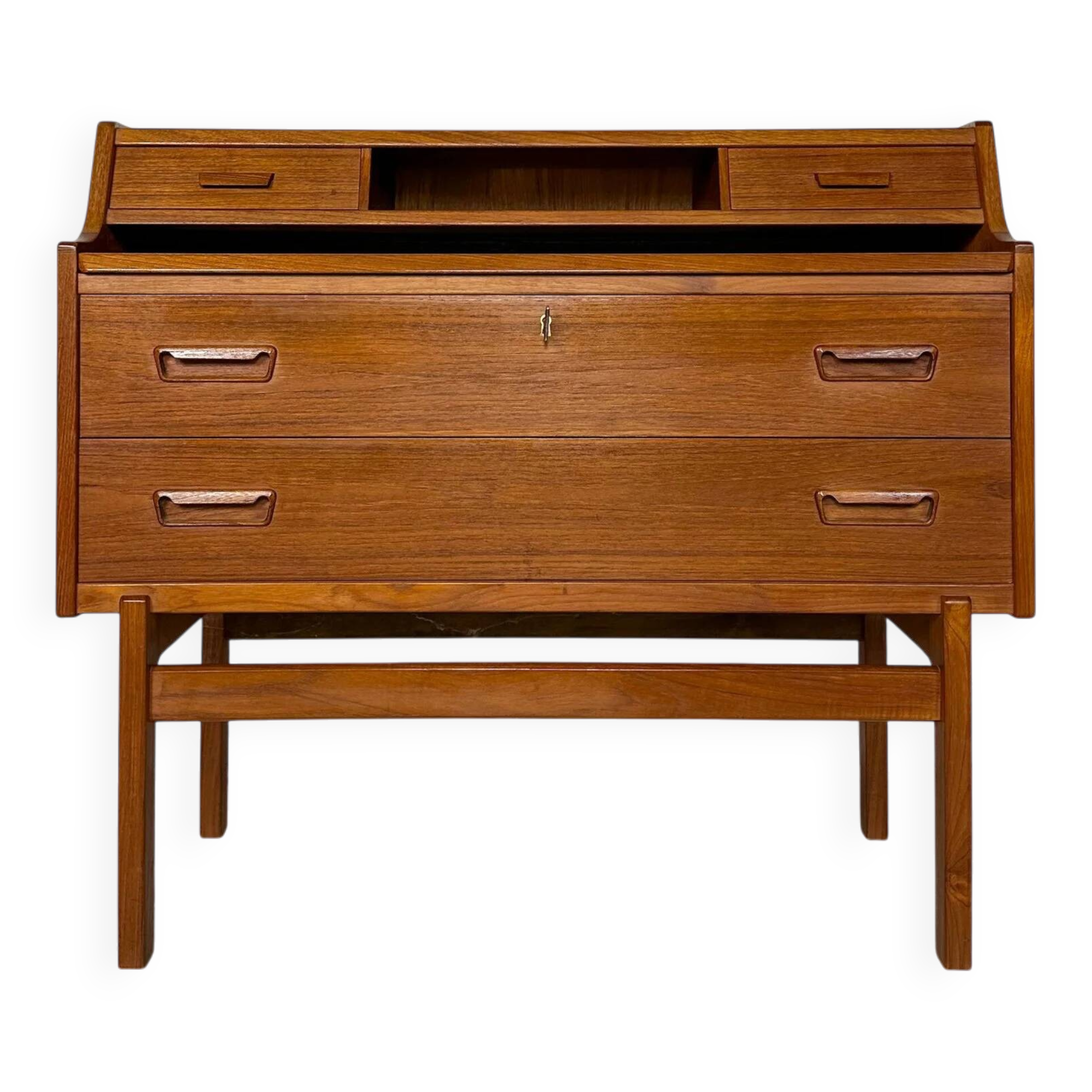 60s Vintage Danish Teak Secretary by Arne Wahl Iversen - Vinde Møbelfabrik