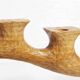 Anthroposophical candle holder in carved wood