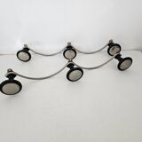 Set of 2 wave effect coat racks (3 hooks) from the 1960s.