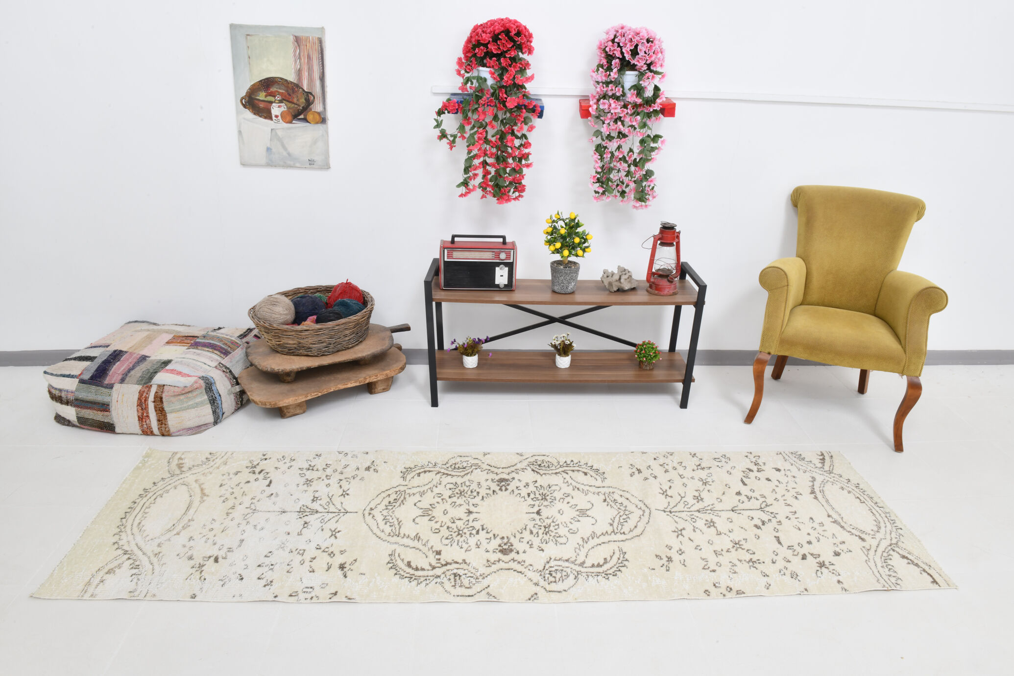 3x9 Oriental Classic Runner Rug, 82x283Cm