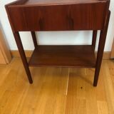 Teak bedside table Denmark 1950 soborg mobler n°148