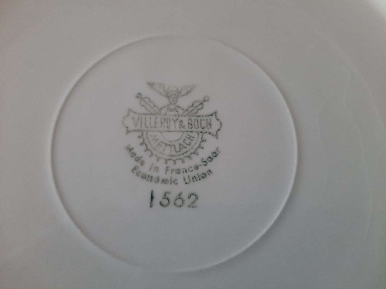 Set of 6 old Villeroy & Boch plates