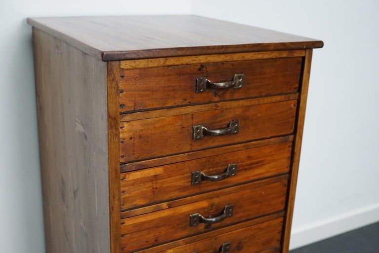 Vintage apothecary furniture in pine, France, 1930s