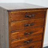 Vintage apothecary furniture in pine, France, 1930s