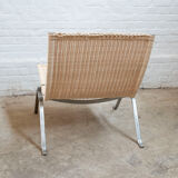 1x Poul Kjærholm PK22 in Wicker by Fritz Hansen