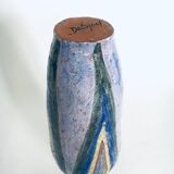 Vintage Handmade Art Studio Pottery Vase, 1980s