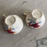 Coffee cup and saucer x2