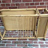 Vintage rattan coffee table