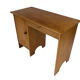 Art deco birch wood compact desk 1960