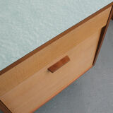 Pair of bedside tables bicolor and formica 1950