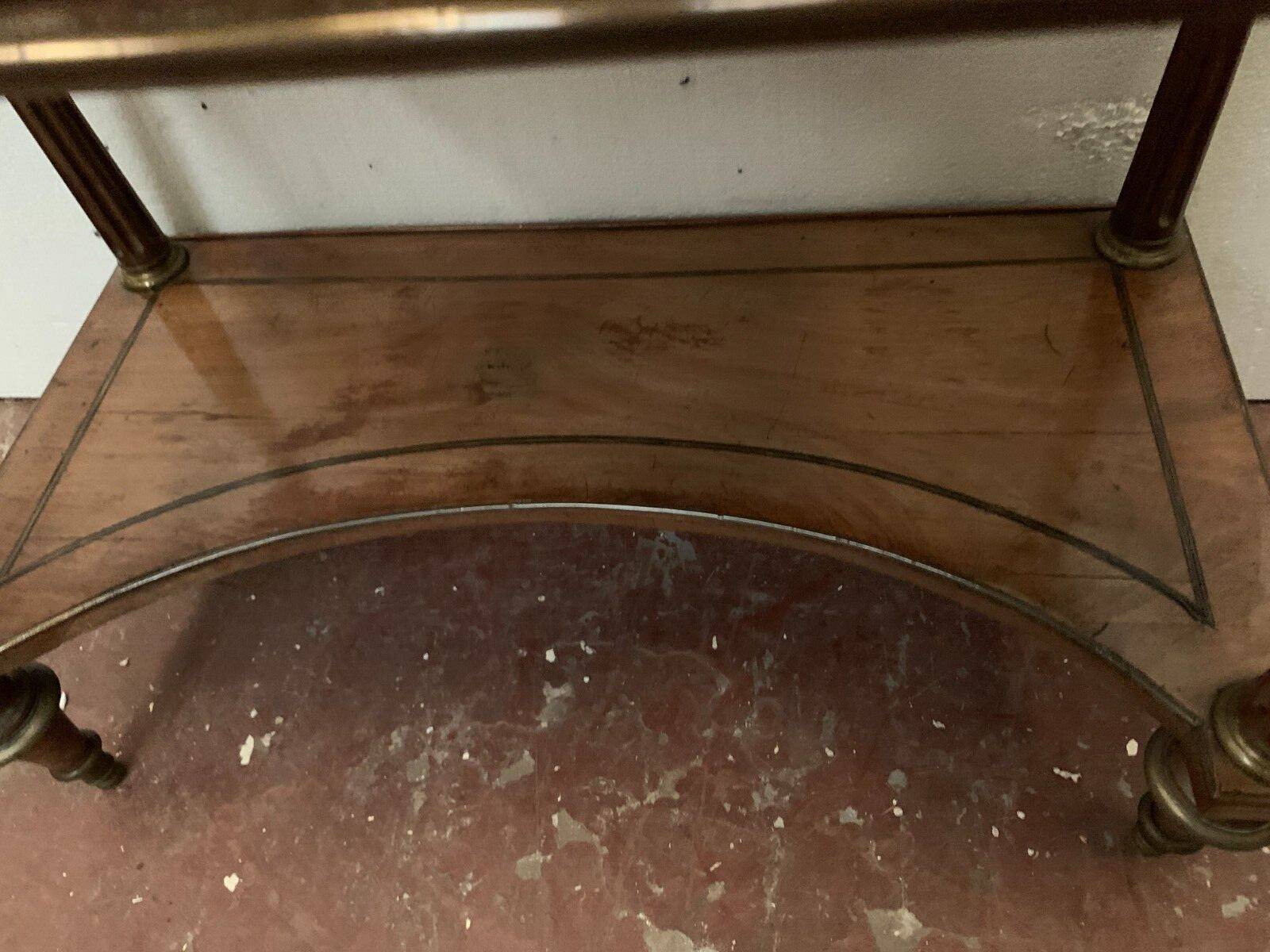 Credence de style louis xvi en acajou et placage xix siècle