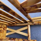 Vintage bamboo tiger wall shelf from the 70s.