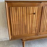 Vintage Scandinavian sideboard, compass feet