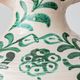 Spanish Revival Ceramic Table Lamp Pair from Granada, New Linen Lampshades