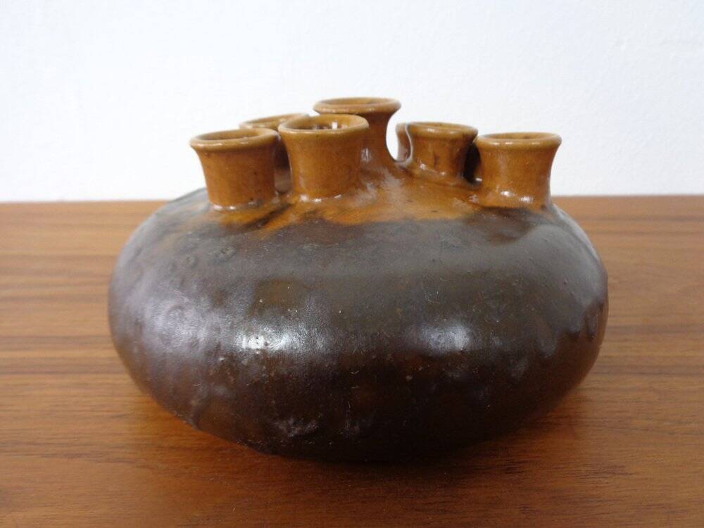 Ceramic Mushroom Vase, 1960s