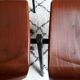 Set of 5 stackable 60s Pagholz chairs