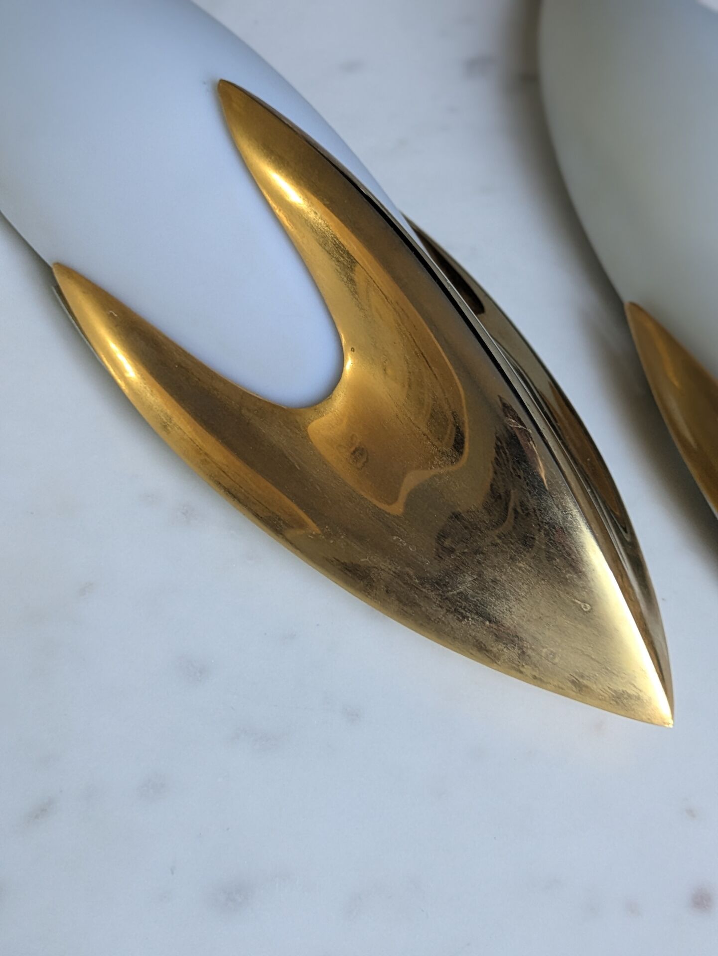 Paire d' appliques Space Age 70'