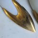 Paire d' appliques Space Age 70'