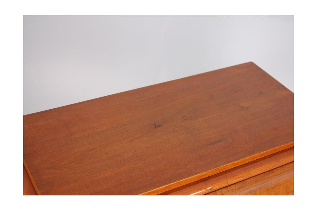 Walnut chest of drawers Europe circa 1900