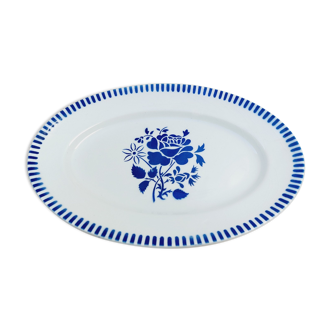 Oval serving dish Lunéville Evian