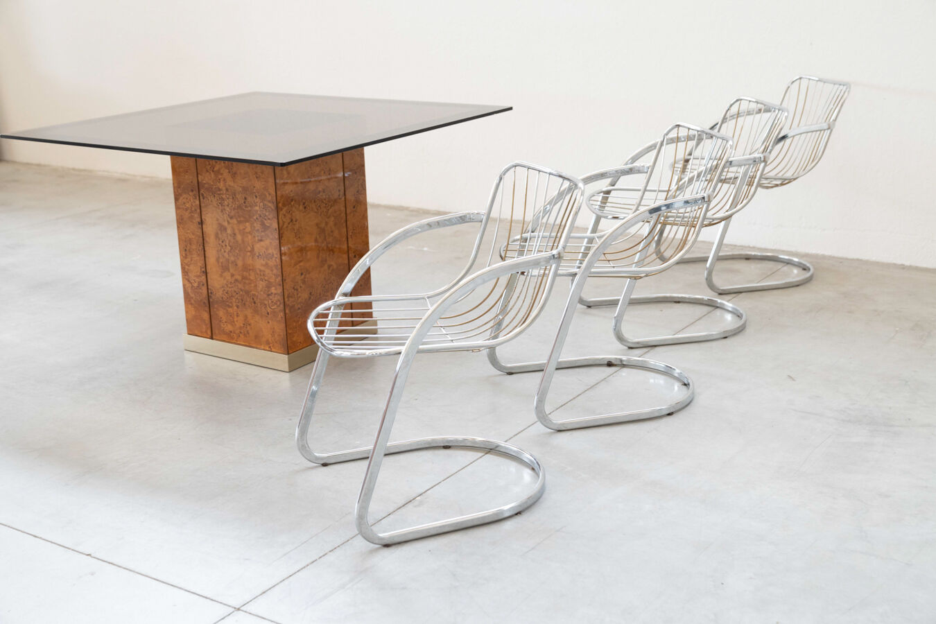 Table and chairs, 1970