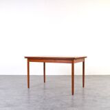 Mid-Century Danish Teak Extendable Dining Table, 1960s.