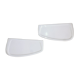 Set of 2 shelves vintage bathroom shelves 50s