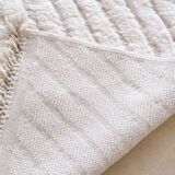 White Moroccan Beni Ourain Rug - 293 x 197 cm