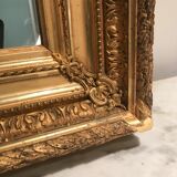 Mirror Louis XVI 19th golden 61x78cm