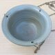 Vintage hanging cache pot - Signed studio ceramic by Griet Malfait
