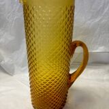 Amber glass carafe