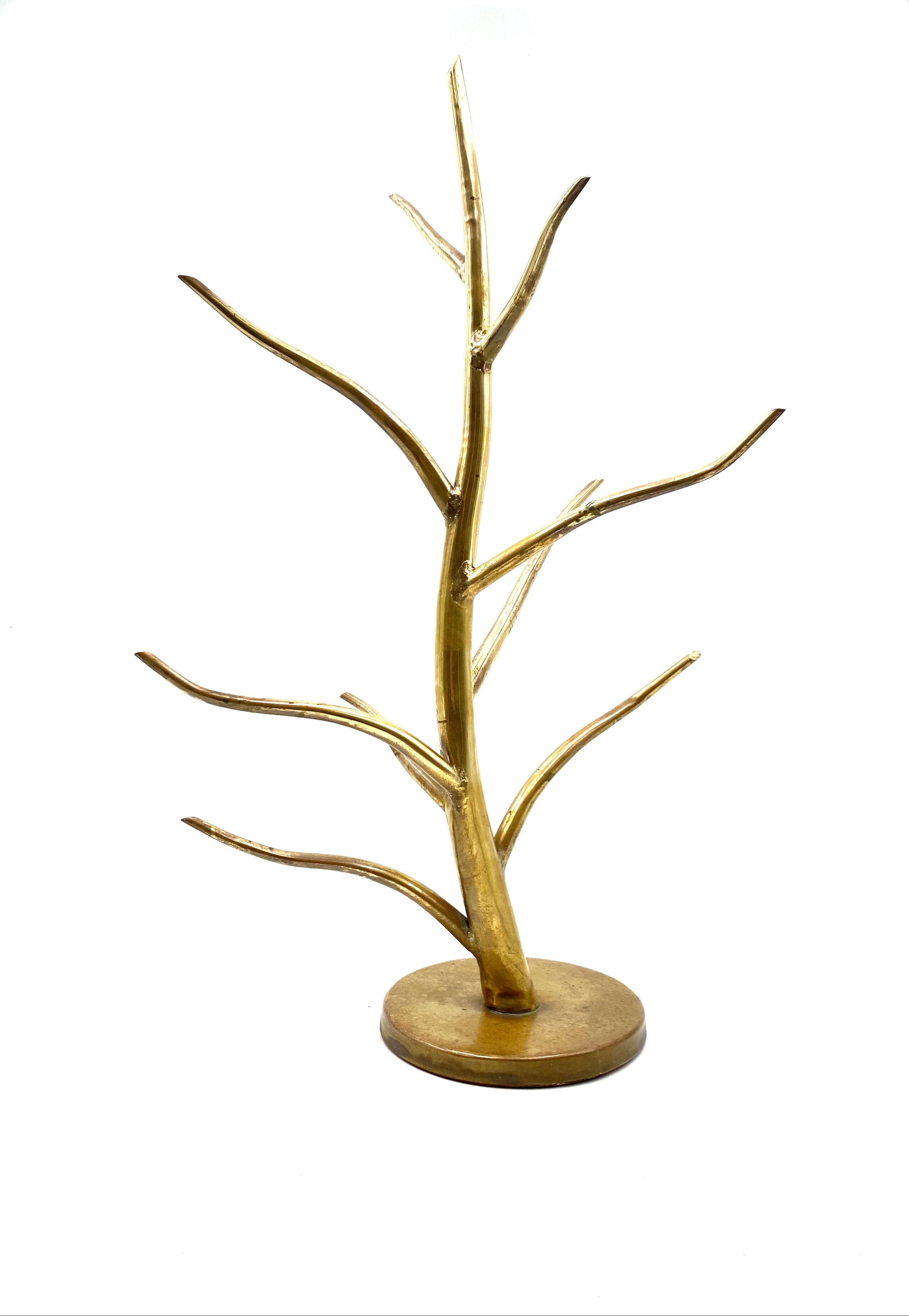 Mid-century Brass plant-shaped stand, Italy 1970s